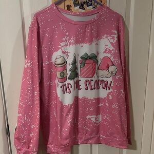 Pink 'Tis the Season Sweatshirt